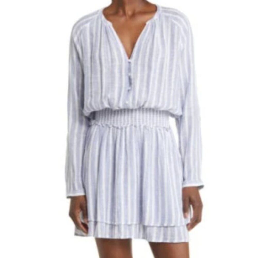 Rails Jasmine Stripe Smocked Waist Dress in Small!